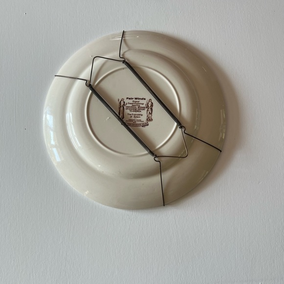 Alfred Meakin fair winds grind ship of Salem plate - Picture 6 of 9